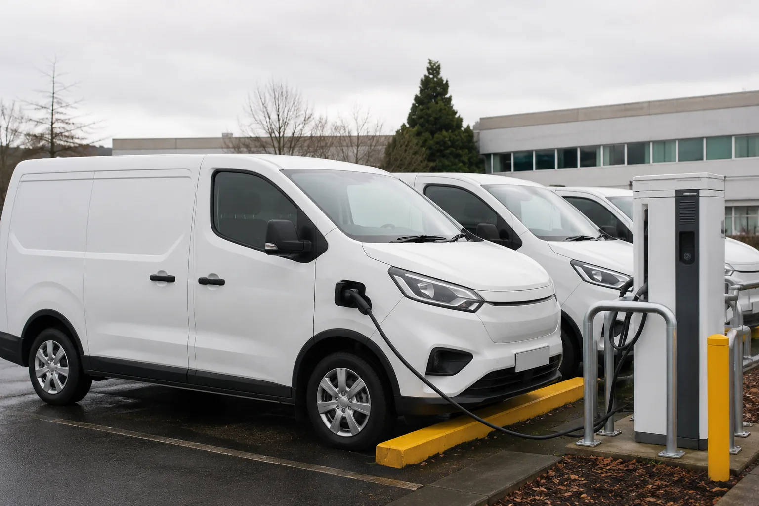BC Security EV and hybrid service fleet