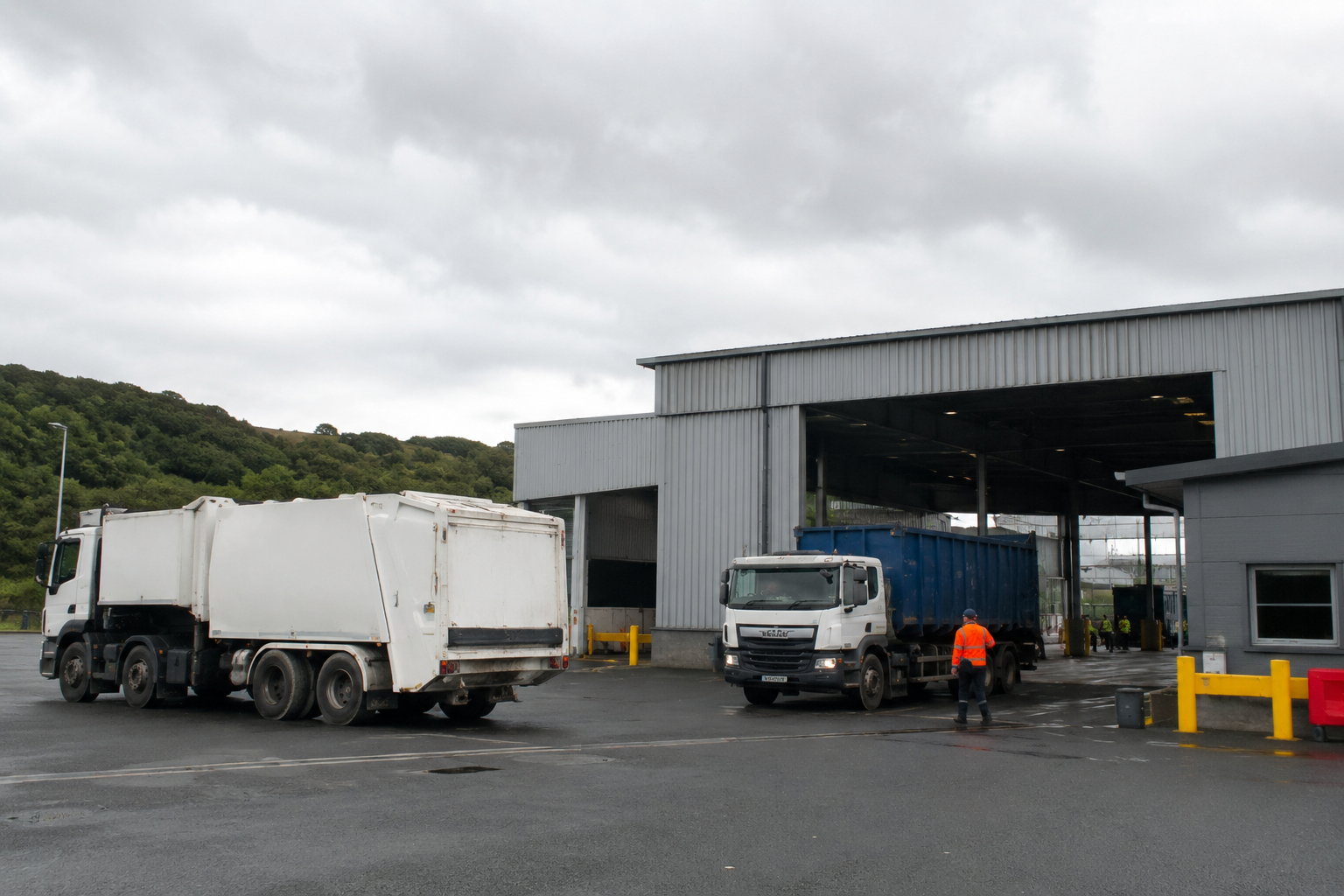 Waste and logistics depot